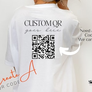Personalized Digital QR Code For Website Small business Digital Download Social Media Scan to pay Color and Design Options Never Expires