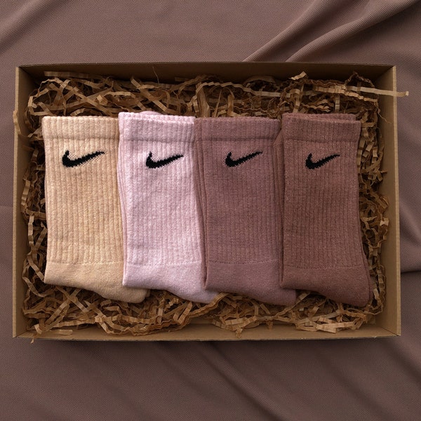 Nike Socks Neutral Pastel Bundle 4 Pack