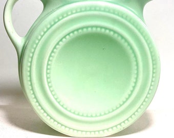 Mid Century Wade Pottery Ceramic Green Large Creamer