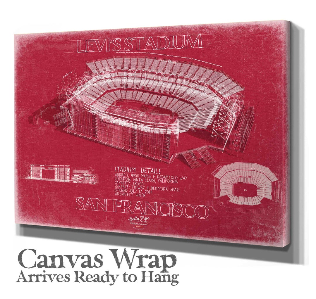 Levi's Stadium Wall Art - Original San Francisco 49ers Fan Print - Etsy