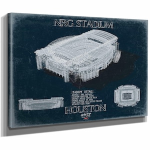 NRG Stadium Wall Art - Houston Texans Print