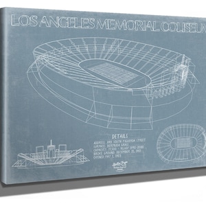Los Angeles Memorial Coliseum Wall Art - Original USC Trojans Print