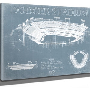 Dodger Stadium Wall Art - Original Los Angeles Dodgers Print