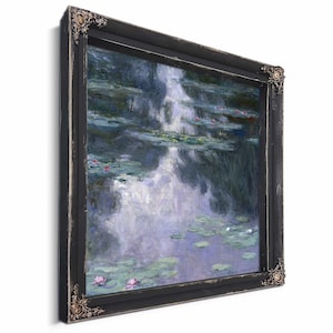 Water-Lilies (Nymphéas) by Claude Monet – Museum Giclée Print – Impressionist Wall Art – Ornate Frame Option