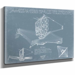 James Web Space Telescope Art - Vintage Space Artwork