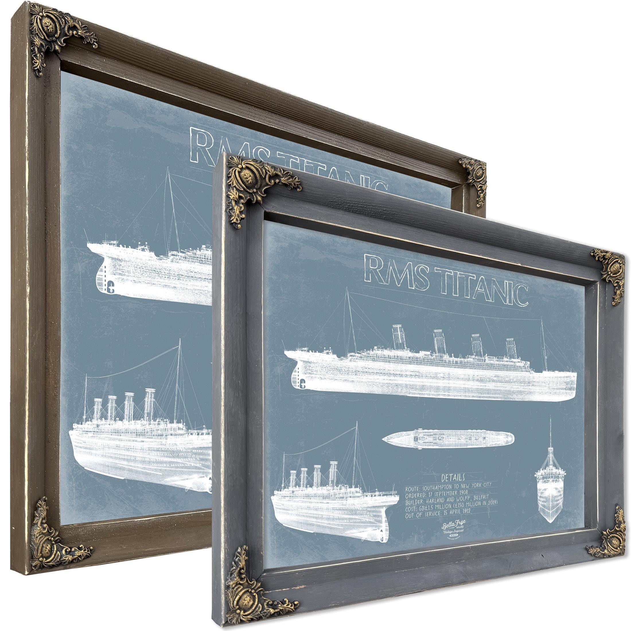 H.L Hunley Blueprint Wall Art - Original CSS Hunley Submarine Print - Etsy