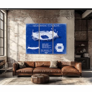Highmark Stadium Wall Art - Original Buffalo Bills Print