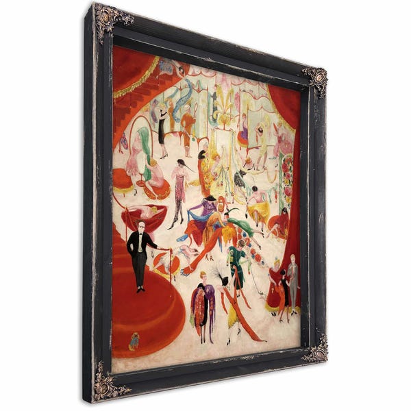 Florine Stettheimer 'Spring Sale at Bendel's' Framed Art Print, Vintage Artwork