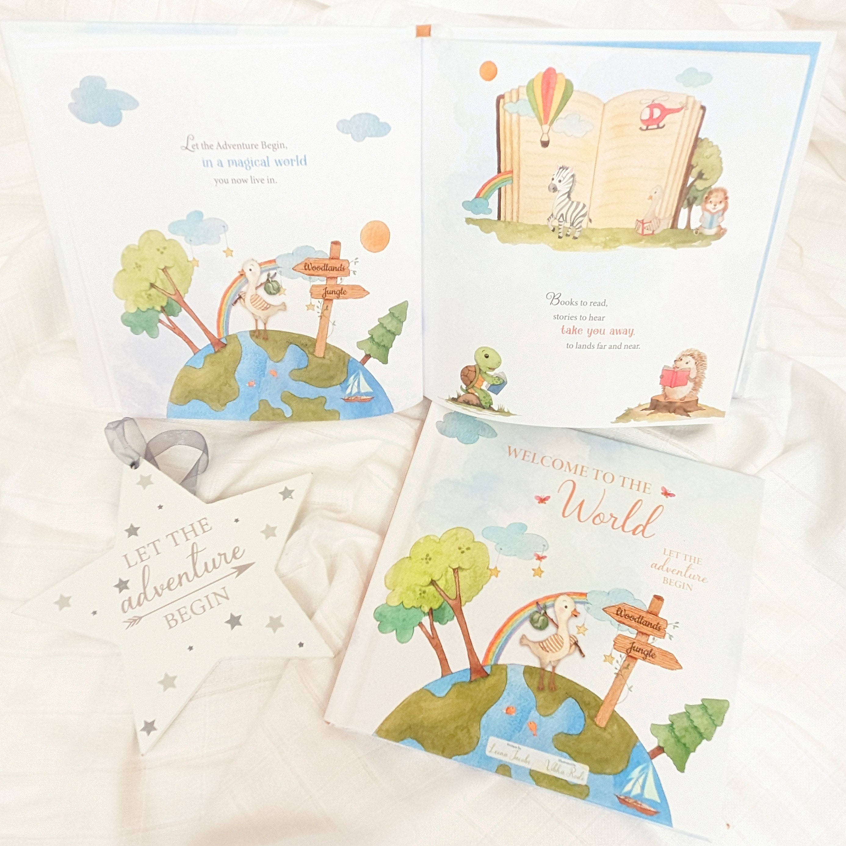 to the World Baby Gift Book for a New Baby Boy Gift or Baby