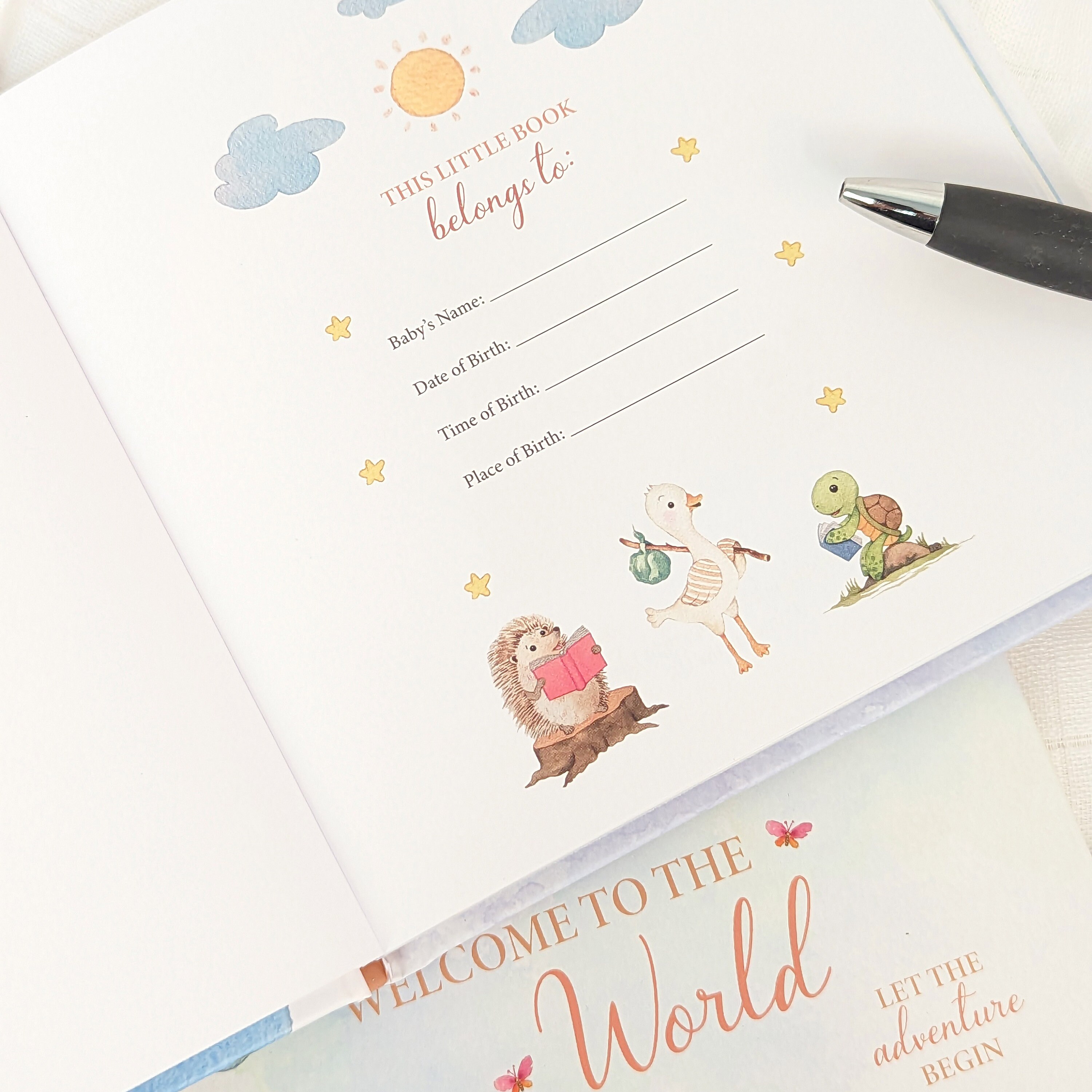 to the World Baby Gift Book for a New Baby Boy Gift or Baby