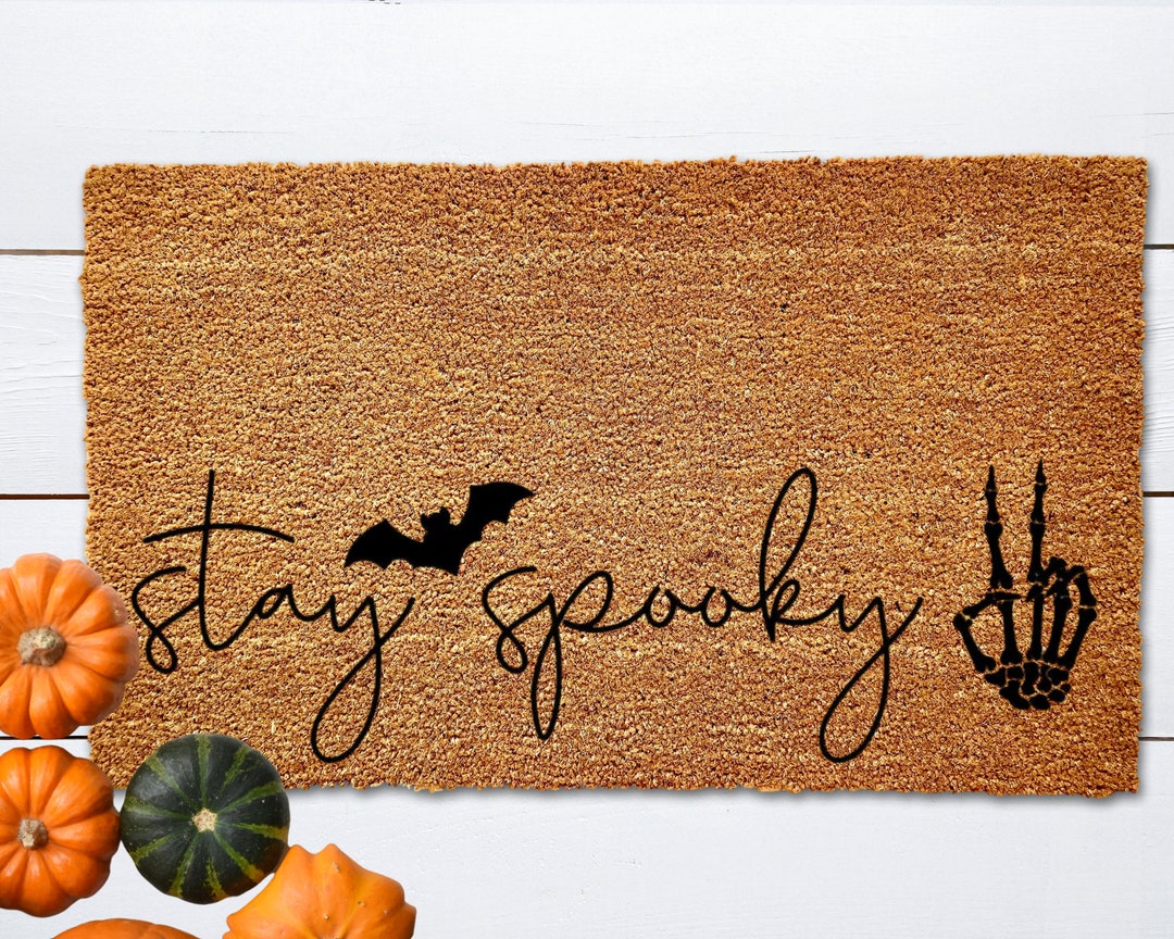 Halloween Doormat, Stay Spooky Mat, Halloween Door Mat, Halloween Decorations, Fall