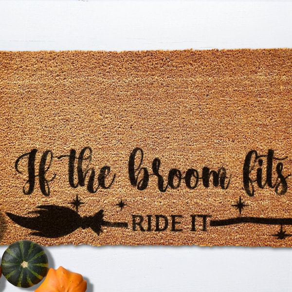 Witch Coir Door Mat Etsy