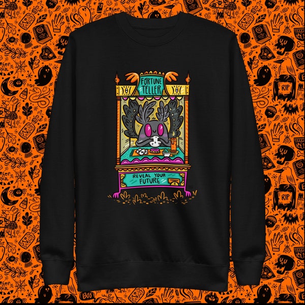 Mothman Fortune Teller Unisex Premium Sweatshirt