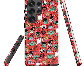 Valloween Phone Case for Samsung Phones | Halloween Phone Case | Tough Phone Case Halloween | Halloween Lover Gift