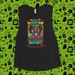 Mothman Fortune Teller Ladies’ Muscle Tank
