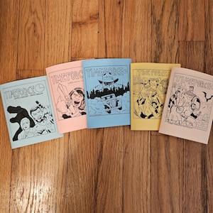Five Timeforce mini comics