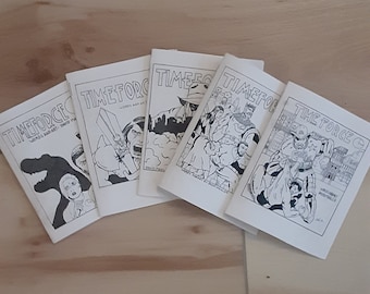 All five Timeforce mini comics