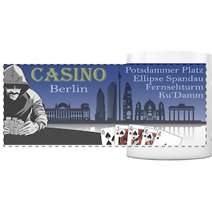 Gobelet cool design poker casino Berlin - gobelet panoramique