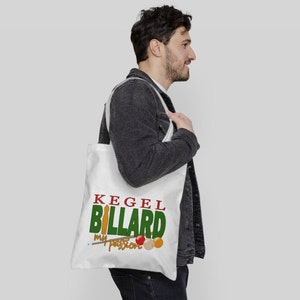 Kegel Billard my passion - Baumwolltasche