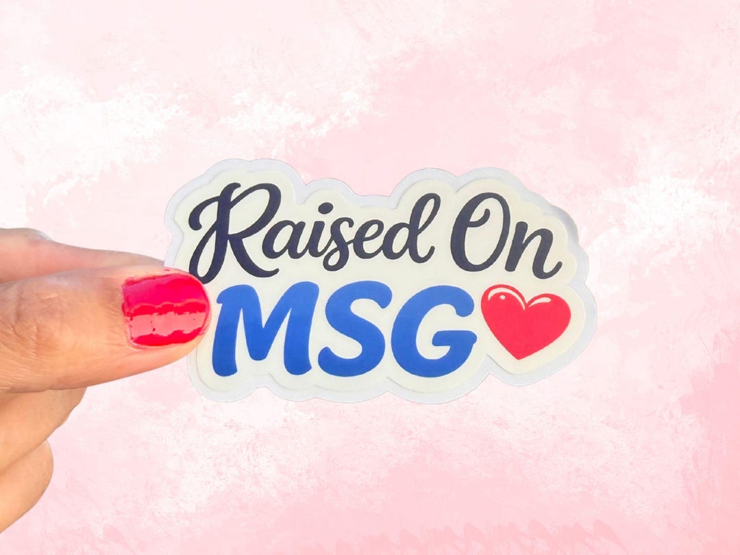 Msg Sticker Raised on MSG Cute Sticker With Easy Peel| Kawaii Umami Vinyl Sticker ...