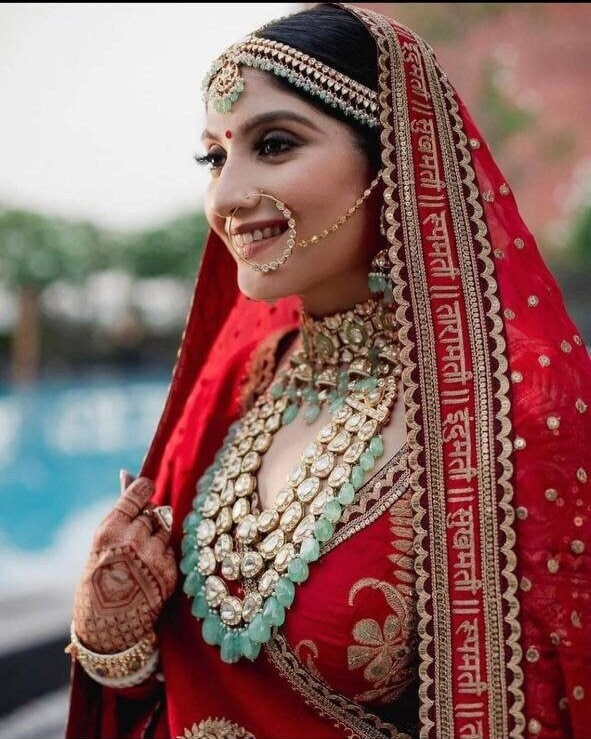 Indian Bridal Embroidered Fringed Net Wedding Dupatta - Etsy