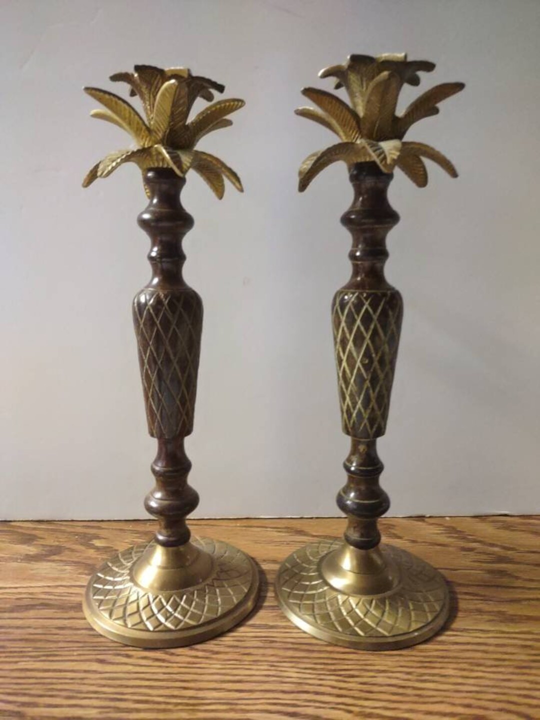 Palm Tree Candle Holders Etsy
