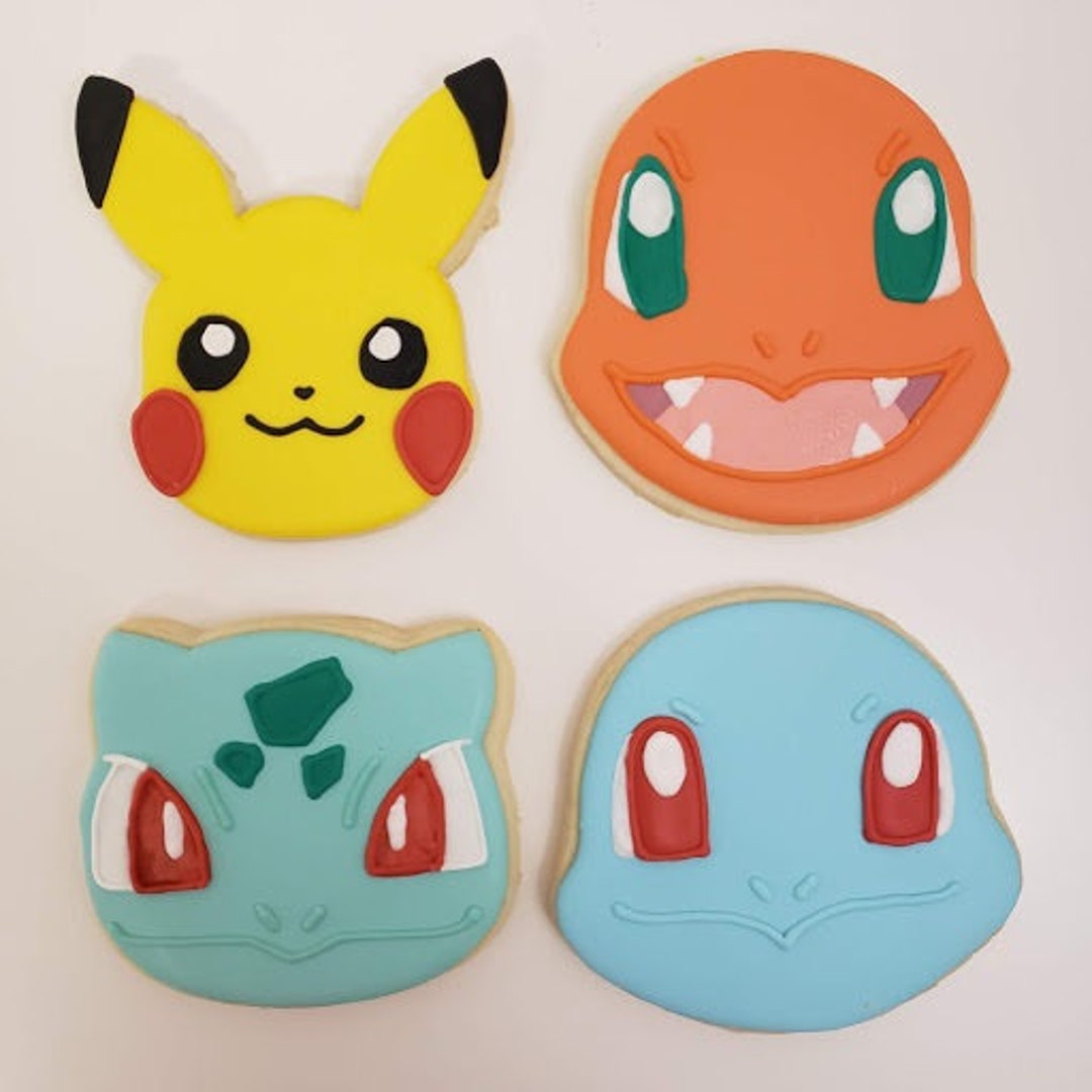 Pokemon Themed Cookie Cutter Collection 8 Pieces Etsy