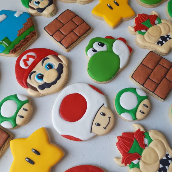 Mario Cookie Cutter Etsy
