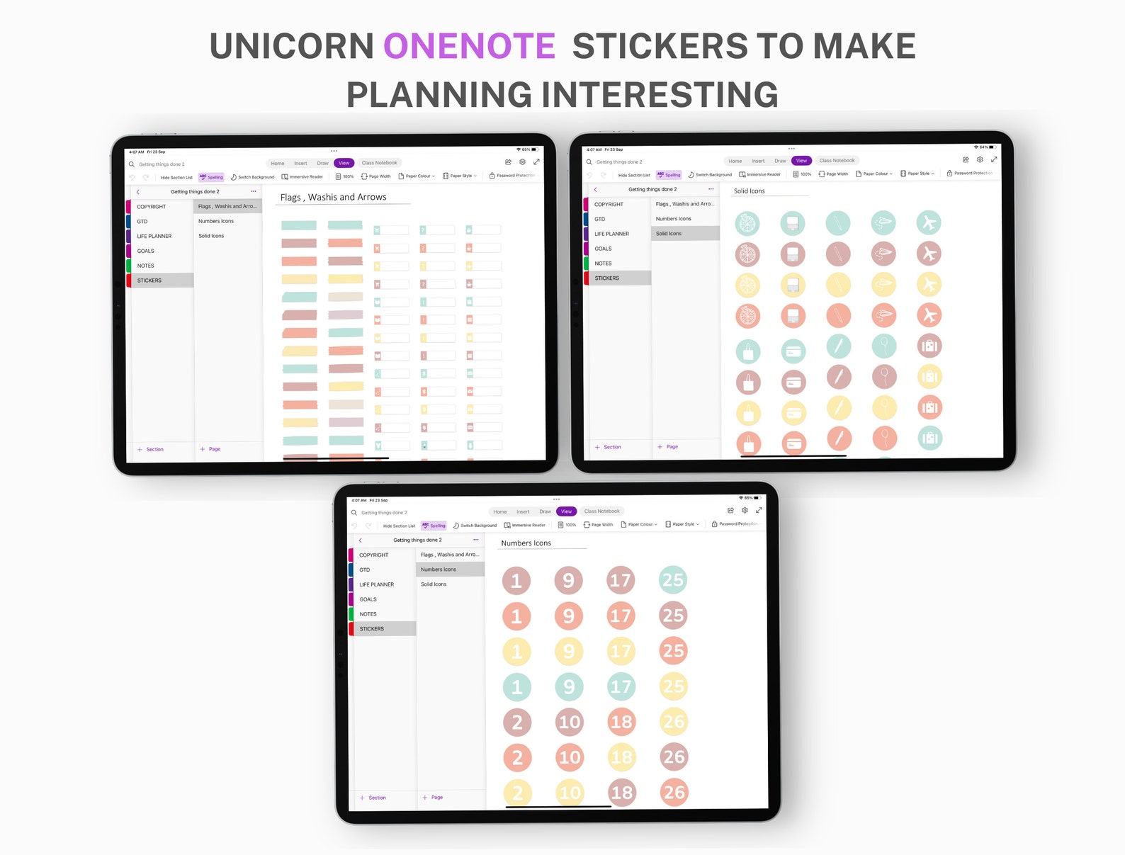 Program Management Layout For Onenote Onenote Digital Planner, Onenote Template, Project Planner Onenote ...
