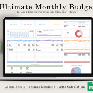 Google Sheets Budget Template, Google Sheets Budget, Budget Spreadsheet Google Sheets, Budget Google Sheets, Monthly Budget Google Sheets