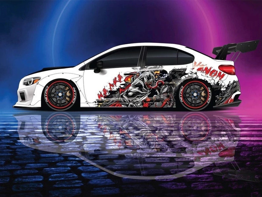 Venom Car Wrap Cast Vinyl Wrap Universal Size - Etsy Canada Venom Car Wrap Cast Vinyl Wrap Universal Size - Etsy Canada