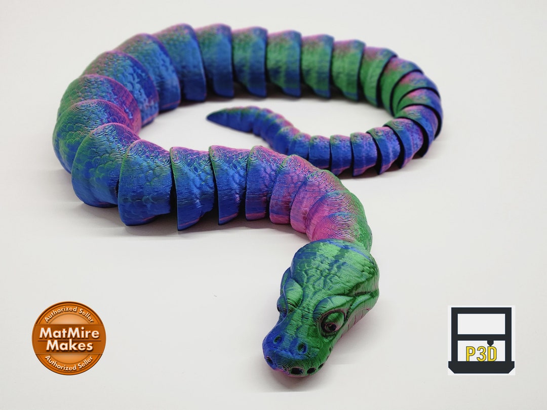 Articulated Ball Python 3D Printed - Etsy