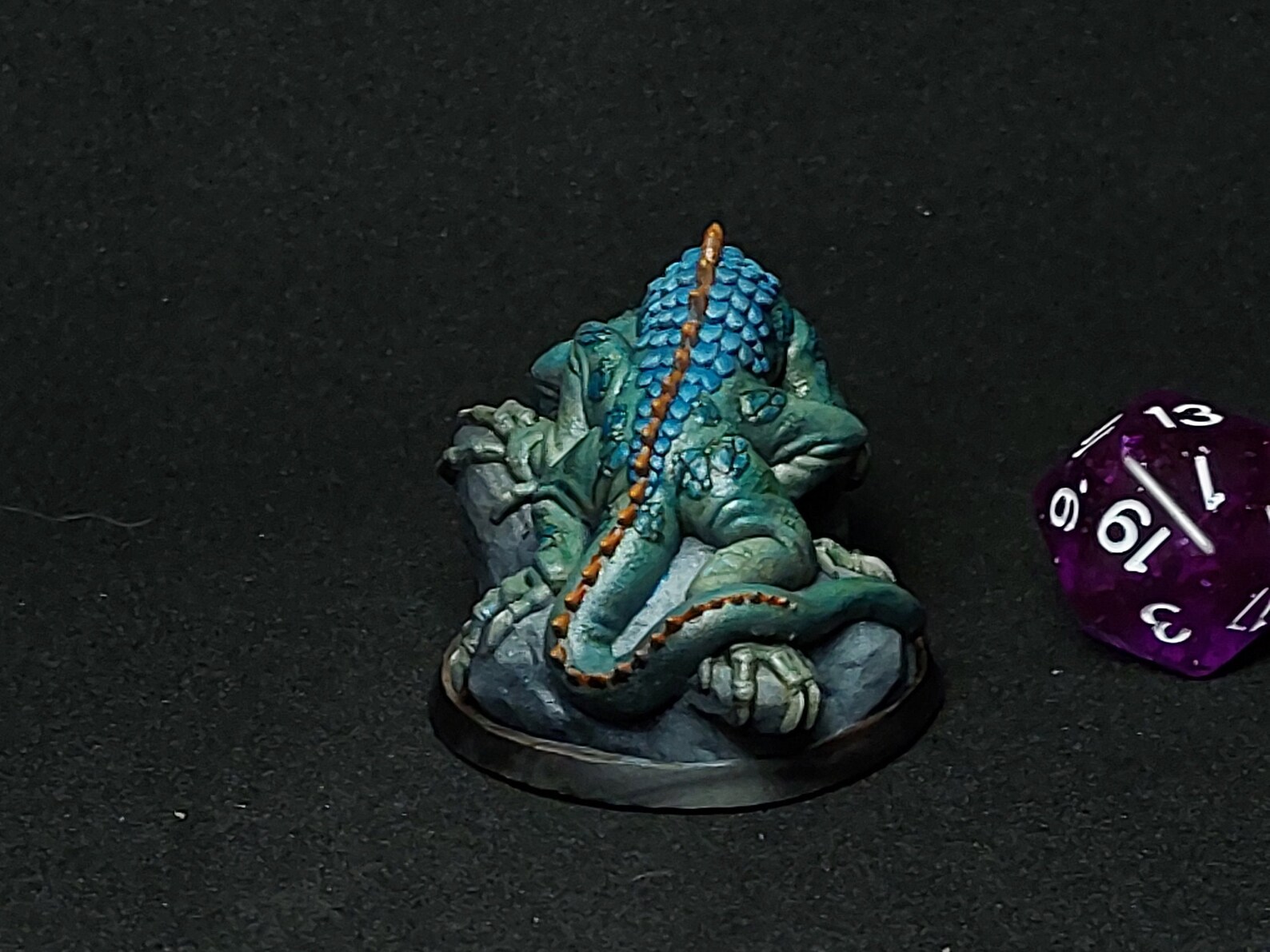Basilisk Painted Dnd Miniature Designed by Crippled God Etsy