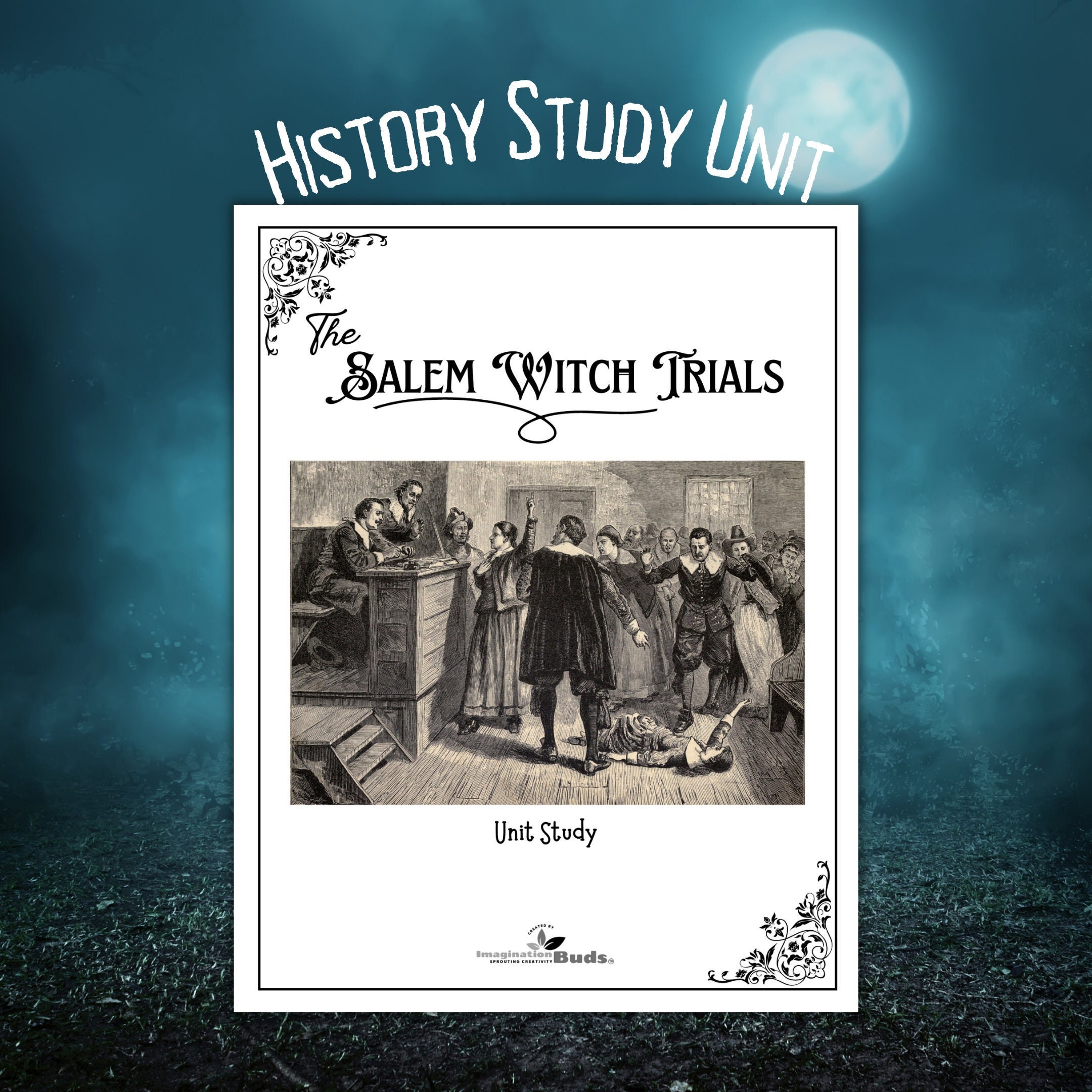 History Study Unit the Salem Witch Trials Homeschool Etsy