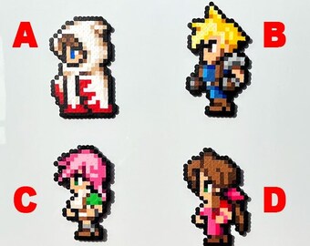 Final Fantasy 8-Bit Perler Bead Magnet - Pick Your Own!