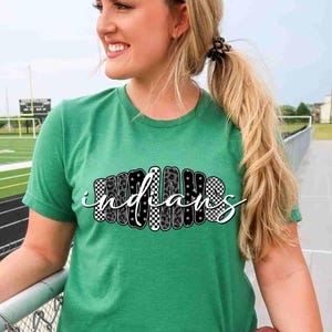 Indians Shirt Custom School Shirt Custom Mascot Shirt School Spirit Shirt Indians Cheer Shirt Indians Sweatshirt Indian Pride Shirt Game Day