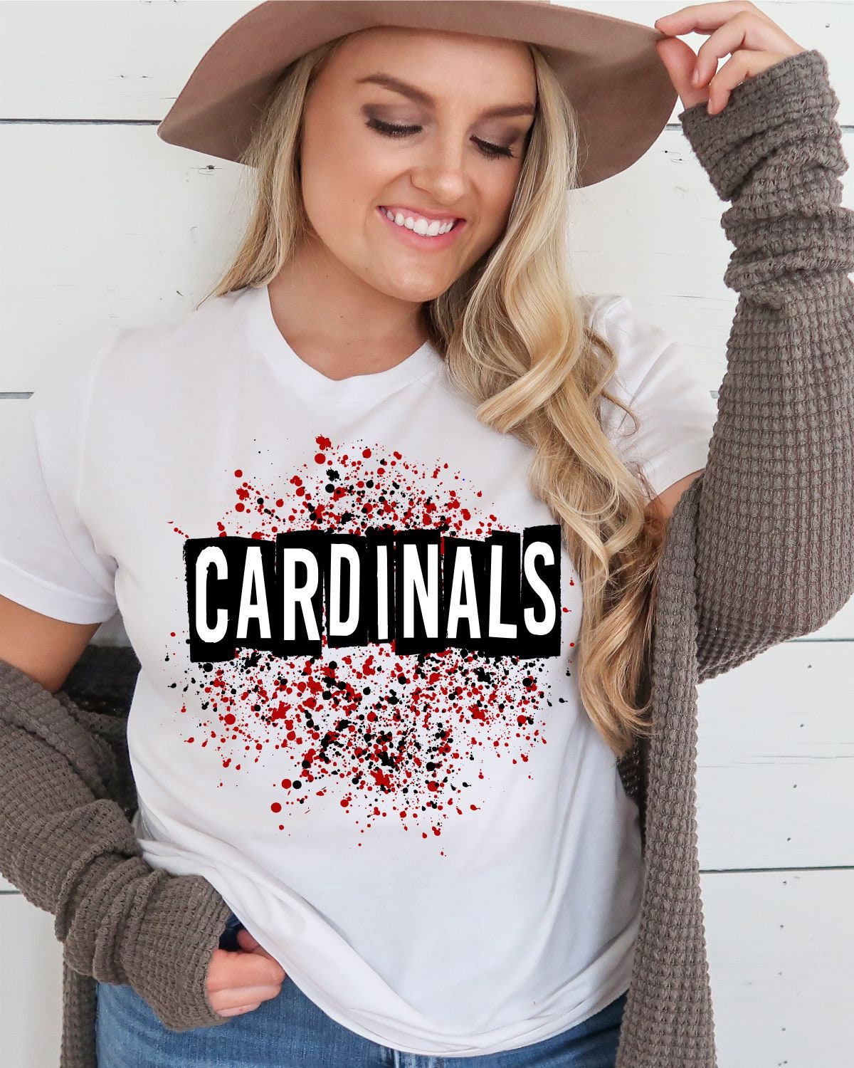 Adidas Women's Louisville Cardinals Outline T-Shirt