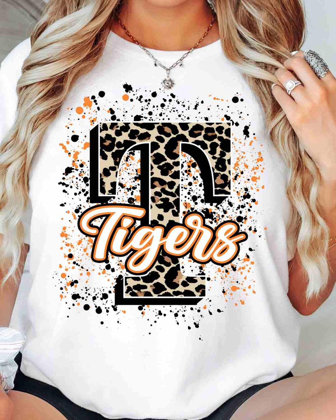 Custom Tiger Location Custom Tigers Shirt Mascot Shirt Team Shirts Splatter Shirt Design ...