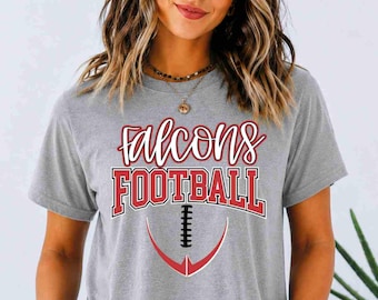 Falcons Football Shirt, Falcons Shirt, Football Mom Shirt, Football Sweatshirt, Game Day Shirt, Falcon Pride Shirt, Falcons Football Hoodie