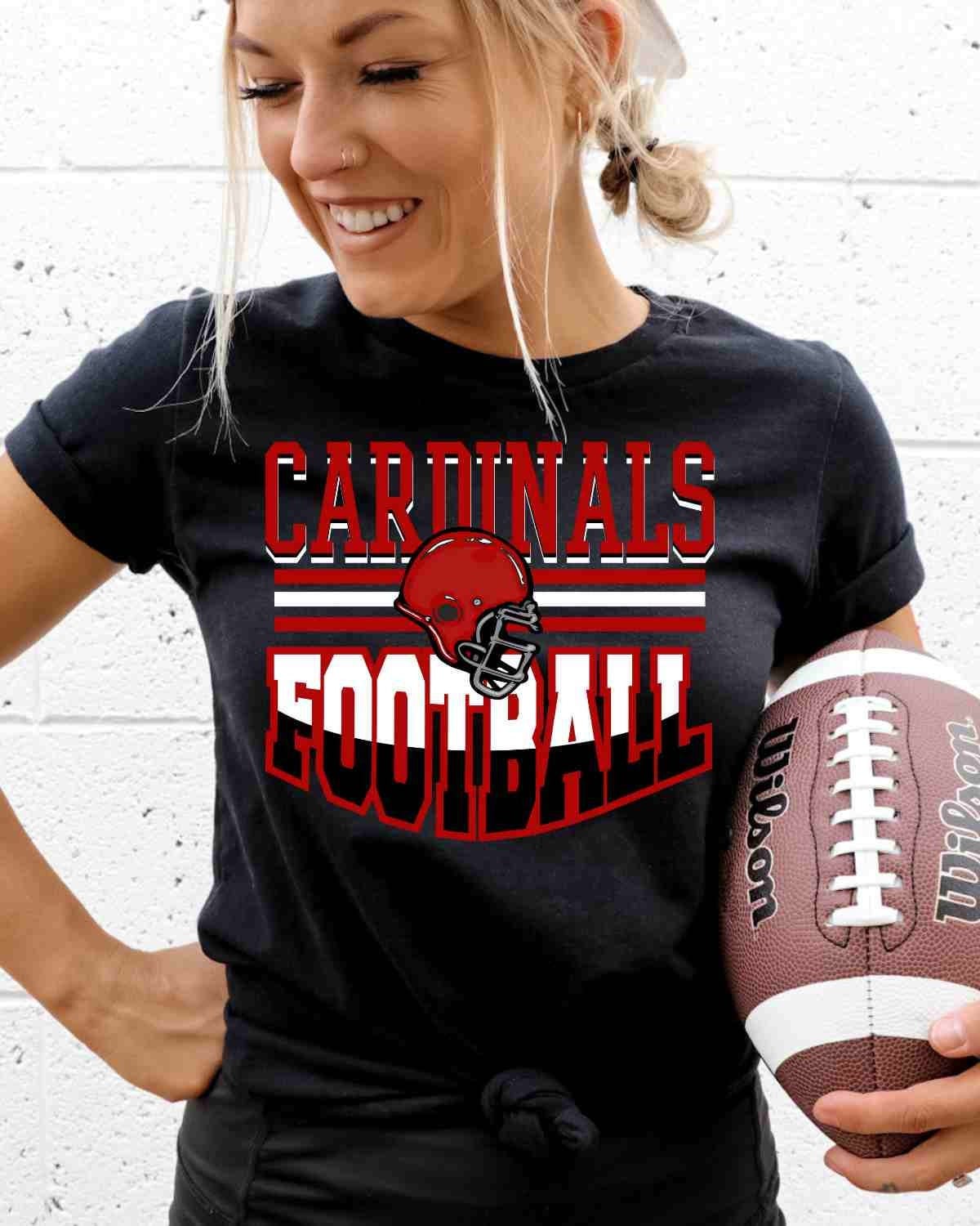 Cardinals football t shirt hot sale
