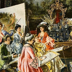 Vintage Italy Tapestry, Renaissance Rug, Handmade Silk Rug, Masterpiece ...