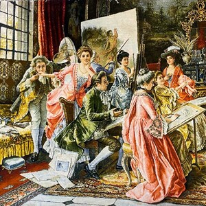 Vintage Italy Tapestry, Renaissance Rug, Handmade Silk Rug, Masterpiece ...