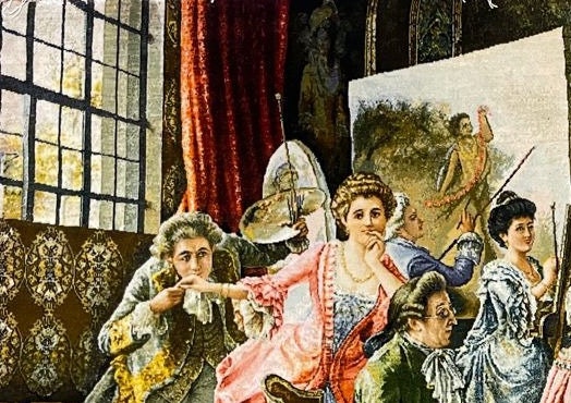 Vintage Italy Tapestry, Renaissance Rug, Handmade Silk Rug, Masterpiece ...