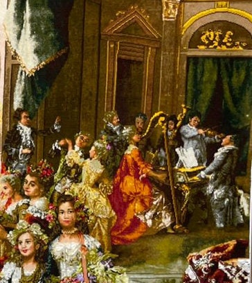 Vintage Italy Tapestry, Renaissance Rug, Handmade Silk Rug, Masterpiece ...