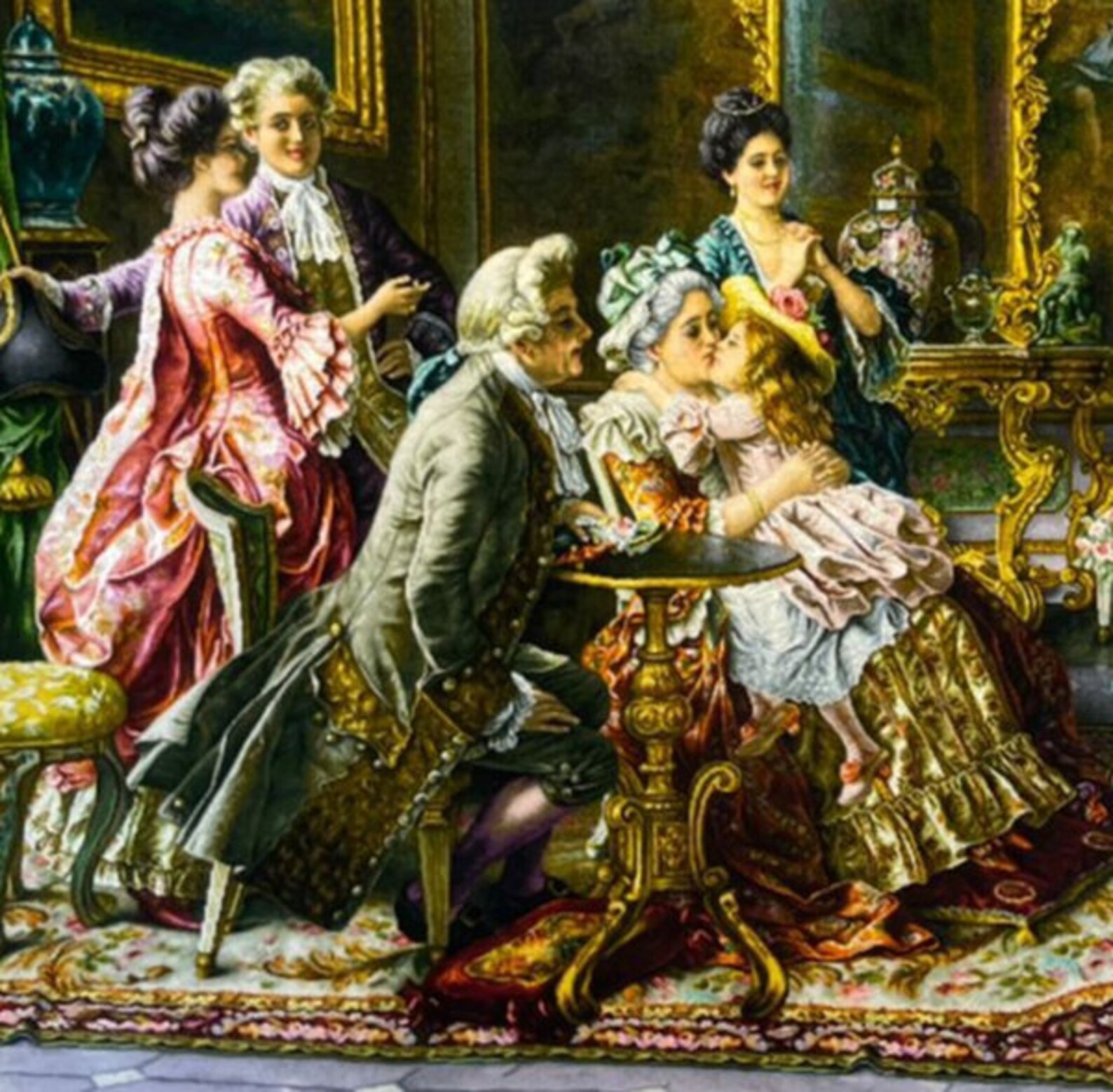 Silk Wall Rug, Renaissance Rug, Handmade Silk Rug, Masterpiece Rug ...