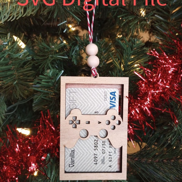 Gamer Gift Card Holder SVG DIGITAL FILE