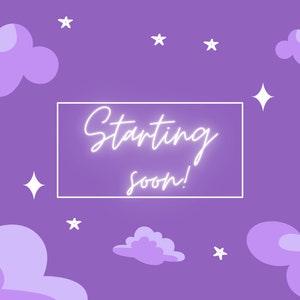 Purple twitch overlay