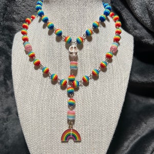 Rainbow themed rosary