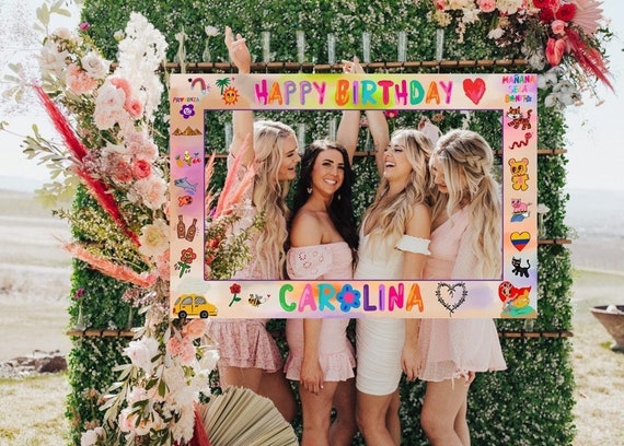 Selfie Frame Mañana Sera Bonito Horizontal Digital File OR Physical Item Karol G Birthday Decoration - Etsy