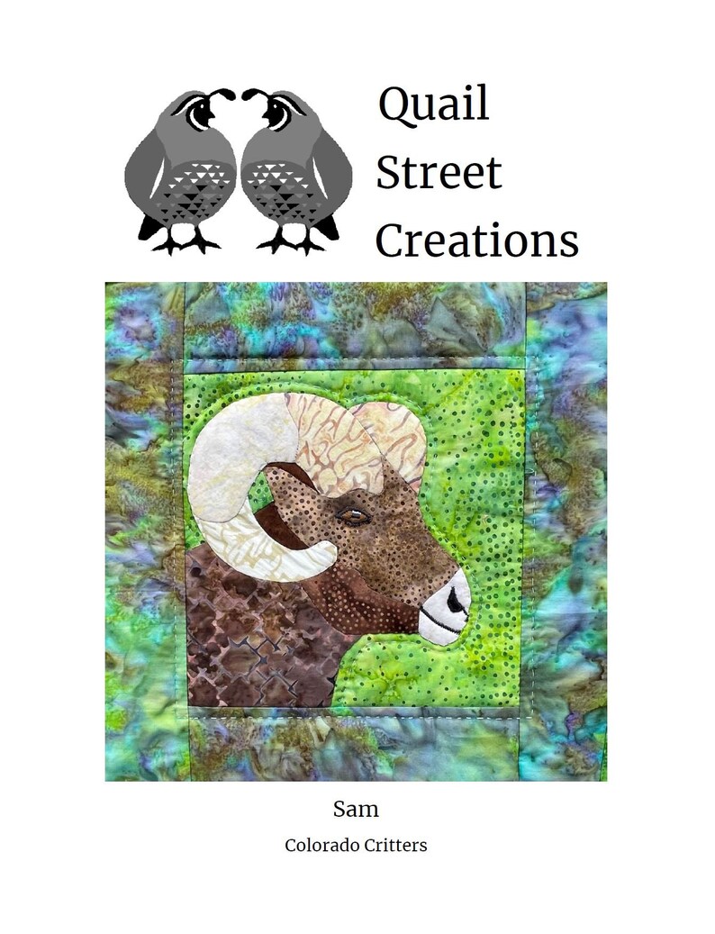 Quail Patchwork Sam - English Paper Piecing Pattern - Paper Copy - Etsy